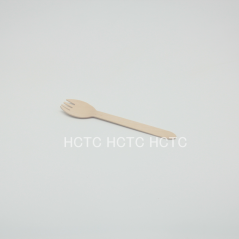 Wooden fork and spoon (all in one)160mm NO.2892