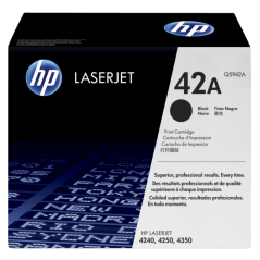 HP 惠普 HP 42X High Yield Black Original LaserJet Toner Cartridge  Q5942X