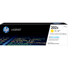 HP 惠普 HP 202X 高打印量黃色原廠 雷射碳粉盒 CF502X