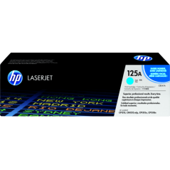 HP 惠普 HP 125A 綻靛藍色原廠 雷射碳粉盒 CB541A