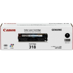 Canon 佳能  Cartridge 318 BK 黑色碳粉盒  318 BK
