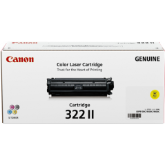 Canon 佳能 Cartridge 322 II Y 黃色碳粉盒 (高容量) 322 II Y