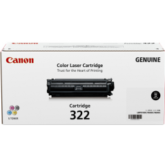 Canon 佳能 Cartridge 322 BK Black toner   322BK